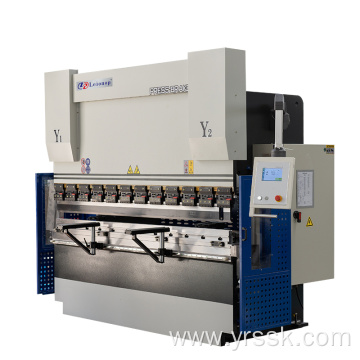 125 tons 4 meters high efficiency servo CNC bending machine, mechanical compensation